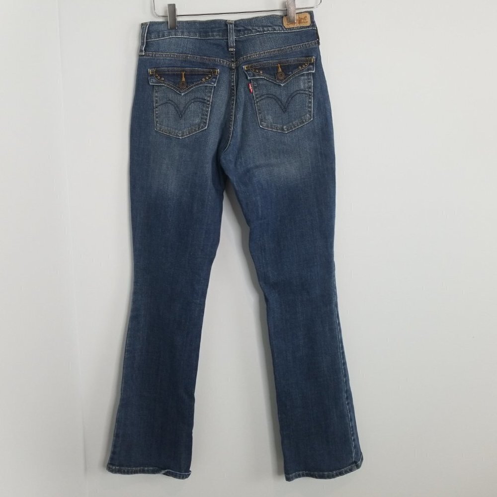 Levi's 515 bootcut blue jeans 4